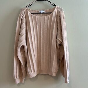 Gilli Soft Beige Crew Neck Sweater